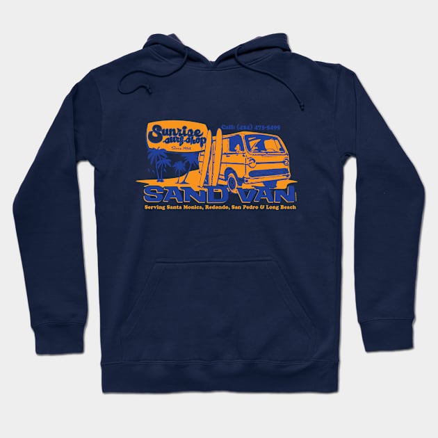 Sunrise Surf Sand Van Hoodie by PistolPete315